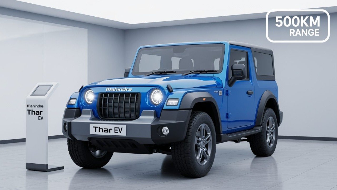 Mahindra Thar EV SX4 to Launch at ₹10 Lakh