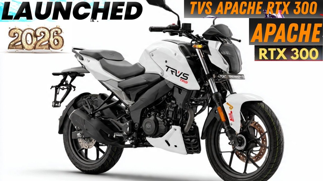 TVS Apache RTX 300 And RTR 180 Bike 2026 Launch