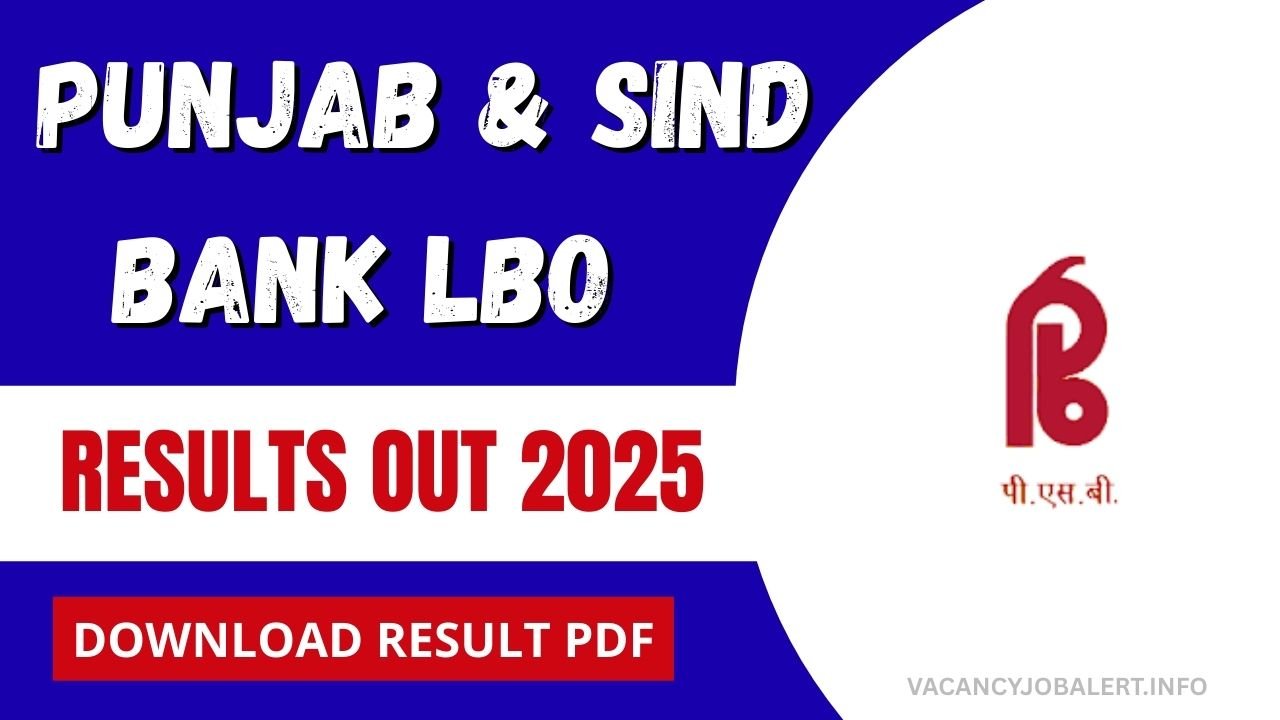Punjab & Sind Bank LBO Result 2025